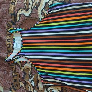 Target Pride Rainbow Stripe Maxi Dress XL